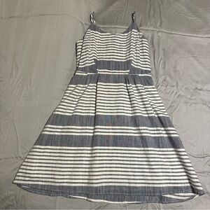 100% cotton stripped dress